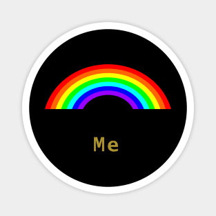 Gold Me Rainbow of Positivity Magnet